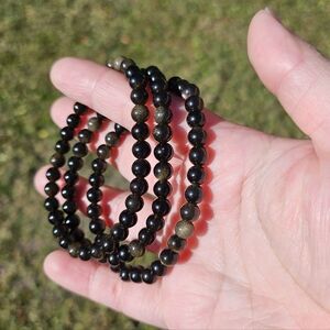golden obsidian 6mm bracelet (1)